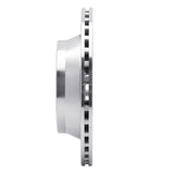 R1 Concepts 1984-1987 Chevrolet Corvette Front Left Drilled & Slotted Silver Brake Rotor by R1 Concepts 631-47015L