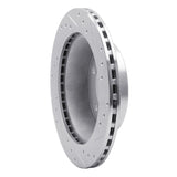 R1 Concepts 1984-1987 Chevrolet Corvette Front Left Drilled & Slotted Silver Brake Rotor by R1 Concepts 631-47015L