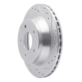 R1 Concepts 1984-1987 Chevrolet Corvette Front Right Drilled & Slotted Silver Brake Rotor by R1 Concepts 631-47015R