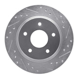 R1 Concepts 1984-1987 Chevrolet Corvette Front Right Drilled & Slotted Silver Brake Rotor by R1 Concepts 631-47015R