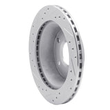 R1 Concepts 1984-1987 Chevrolet Corvette Front Right Drilled & Slotted Silver Brake Rotor by R1 Concepts 631-47015R