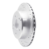 R1 Concepts 1984-1987 Chevrolet Corvette Rear Right Drilled & Slotted Silver Brake Rotor by R1 Concepts 631-47016R