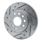 R1 Concepts 1982-1982 Buick Skyhawk Front Left Drilled & Slotted Silver Brake Rotor by R1 Concepts 631-47017L