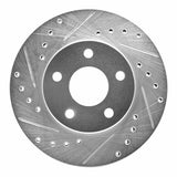 R1 Concepts 1985-1991 Buick Skyhawk Front Left Drilled & Slotted Silver Brake Rotor by R1 Concepts 631-47018L