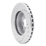R1 Concepts 1985-1991 Buick SOMERSET Front Right Drilled & Slotted Silver Brake Rotor by R1 Concepts 631-47018R