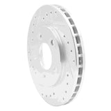 R1 Concepts 1988-1996 Buick Regal Front Left Drilled & Slotted Silver Brake Rotor by R1 Concepts 631-47019L
