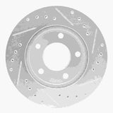 R1 Concepts 1988-1996 Buick Regal Front Left Drilled & Slotted Silver Brake Rotor by R1 Concepts 631-47019L