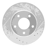 R1 Concepts 1988-1996 Buick Regal Front Right Drilled & Slotted Silver Brake Rotor by R1 Concepts 631-47019R