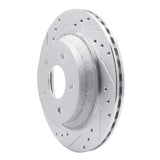 R1 Concepts 1988-1994 Chevrolet Corvette Front Left Drilled & Slotted Silver Brake Rotor by R1 Concepts 631-47021L