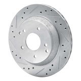 R1 Concepts 1988-1996 Chevrolet Corvette Rear Left Drilled & Slotted Silver Brake Rotor by R1 Concepts 631-47022L