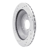 R1 Concepts 1988-1996 Chevrolet Corvette Rear Right Drilled & Slotted Silver Brake Rotor by R1 Concepts 631-47022R