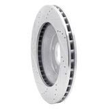 R1 Concepts 1988-1996 Chevrolet Corvette Left Front Drilled & Slotted Silver Brake Rotor by R1 Concepts 631-47023D