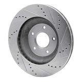 R1 Concepts 1988-1996 Chevrolet Corvette Right Front Drilled & Slotted Silver Brake Rotor by R1 Concepts 631-47024D