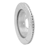R1 Concepts 1993-1997 Chevrolet Camaro Rear Left Drilled & Slotted Silver Brake Rotor by R1 Concepts 631-47025L