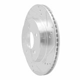 R1 Concepts 1993-1997 Chevrolet Camaro Rear Right Drilled & Slotted Silver Brake Rotor by R1 Concepts 631-47025R