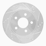 R1 Concepts 1993-1997 Chevrolet Camaro Rear Right Drilled & Slotted Silver Brake Rotor by R1 Concepts 631-47025R