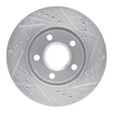 R1 Concepts 1990-1997 Buick Riviera Front Left Drilled & Slotted Silver Brake Rotor by R1 Concepts 631-47026L