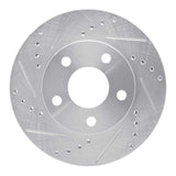 R1 Concepts 1990-1997 Buick Riviera Front Left Drilled & Slotted Silver Brake Rotor by R1 Concepts 631-47026L