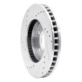 R1 Concepts 1990-1997 Buick LeSabre Front Right Drilled & Slotted Silver Brake Rotor by R1 Concepts 631-47026R