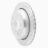 R1 Concepts 1994-1996 Chevrolet Impala Rear Left Drilled & Slotted Silver Brake Rotor by R1 Concepts 631-47027L