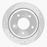 R1 Concepts 1994-1996 Chevrolet Impala Rear Left Drilled & Slotted Silver Brake Rotor by R1 Concepts 631-47027L