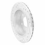 R1 Concepts 1994-1996 Chevrolet Caprice Rear Right Drilled & Slotted Silver Brake Rotor by R1 Concepts 631-47027R
