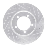 R1 Concepts 1967-1970 Chevrolet Caprice Front Right Drilled & Slotted Silver Brake Rotor by R1 Concepts 631-47030R