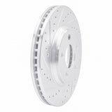 Dynamic Friction 2005-2005 Buick LeSabre Front Left Drilled & Slotted Silver Brake Rotor by Dynamic Friction Company 631-47032L