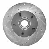 Dynamic Friction 2005-2005 Buick LeSabre Front Left Drilled & Slotted Silver Brake Rotor by Dynamic Friction Company 631-47032L
