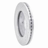 Dynamic Friction 2005-2005 Buick Park Avenue Front Right Drilled & Slotted Silver Brake Rotor by Dynamic Friction Company 631-47032R