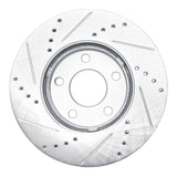 Dynamic Friction 2006-2011 Chevrolet HHR Front Right Drilled & Slotted Silver Brake Rotor by Dynamic Friction Company 631-47033R