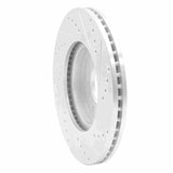 Dynamic Friction 2007-2010 Chevrolet Cobalt Front Left Drilled & Slotted Silver Brake Rotor by Dynamic Friction Company 631-47036L