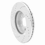 Dynamic Friction 2007-2010 Chevrolet Cobalt Front Right Drilled & Slotted Silver Brake Rotor by Dynamic Friction Company 631-47036R