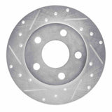 Dynamic Friction 2004-2016 Buick LaCrosse Rear Left Drilled & Slotted Silver Brake Rotor by Dynamic Friction Company 631-47042L