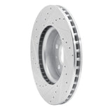 Dynamic Friction 2016-2025 Cadillac CT5 Front Right Drilled & Slotted Silver Brake Rotor by Dynamic Friction Company 631-47055R