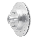 R1 Concepts 1985-1992 Chevrolet Camaro Front Left Drilled & Slotted Silver Brake Rotor by R1 Concepts 631-47056L
