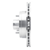 R1 Concepts 1985-1992 Chevrolet Camaro Front Left Drilled & Slotted Silver Brake Rotor by R1 Concepts 631-47056L