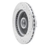 R1 Concepts 1985-1992 Chevrolet Camaro Front Left Drilled & Slotted Silver Brake Rotor by R1 Concepts 631-47056L
