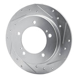 R1 Concepts 1983-1998 Chevrolet/Geo Tracker Front Left Drilled & Slotted Silver Brake Rotor by R1 Concepts 631-47058L