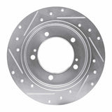 R1 Concepts 1983-1998 Chevrolet/Geo Tracker Front Left Drilled & Slotted Silver Brake Rotor by R1 Concepts 631-47058L