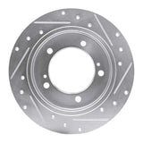 R1 Concepts 1983-1998 Chevrolet/Geo Tracker Front Right Drilled & Slotted Silver Brake Rotor by R1 Concepts 631-47058R