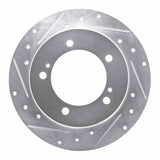 R1 Concepts 1983-1998 Chevrolet/Geo Tracker Front Right Drilled & Slotted Silver Brake Rotor by R1 Concepts 631-47058R