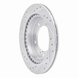 R1 Concepts 1991-1998 Chevrolet/Geo Tracker Front Right Drilled & Slotted Silver Brake Rotor by R1 Concepts 631-47059R