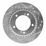 R1 Concepts 1999-2004 Chevrolet Tracker Front Left Drilled & Slotted Silver Brake Rotor by R1 Concepts 631-47060L