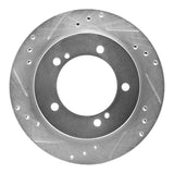 R1 Concepts 1999-2004 Chevrolet Tracker Front Left Drilled & Slotted Silver Brake Rotor by R1 Concepts 631-47060L