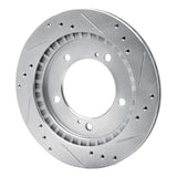 R1 Concepts 1999-2004 Chevrolet Tracker Front Left Drilled & Slotted Silver Brake Rotor by R1 Concepts 631-47060L