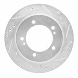 R1 Concepts 1999-2004 Chevrolet Tracker Front Right Drilled & Slotted Silver Brake Rotor by R1 Concepts 631-47060R