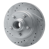R1 Concepts 1977-1995 Buick Estate Wagon Front Left Drilled & Slotted Silver Brake Rotor by R1 Concepts 631-47061L