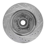 R1 Concepts 1977-1995 Buick Estate Wagon Front Left Drilled & Slotted Silver Brake Rotor by R1 Concepts 631-47061L