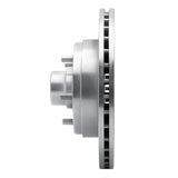 R1 Concepts 1977-1995 Buick Estate Wagon Front Left Drilled & Slotted Silver Brake Rotor by R1 Concepts 631-47061L